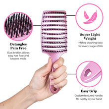 Load image into Gallery viewer, **NEW** Happy Detangler Paddle Brush