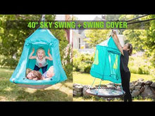 Load and play video in Gallery viewer, Slackers - Teal Swing House with 40" Swing