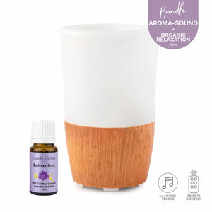 Lively Living- Aroma Sound Music Diffuser + Organic Oil