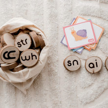 Load image into Gallery viewer, Wooden Phonogram Learning Kit.