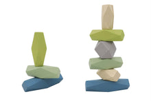 Load image into Gallery viewer, Wooden Rock Balancing Blocks