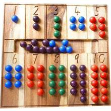 Load image into Gallery viewer, Qtoys Natural Counting Board.