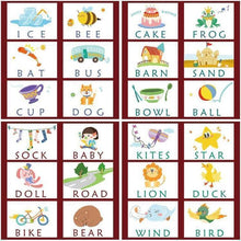Load image into Gallery viewer, Wooden Educational And Language Development Cards.