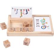 Load image into Gallery viewer, Wooden Educational And Language Development Cards.