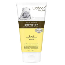 Load image into Gallery viewer, Wotnot 100percent Natural Baby Lotion.
