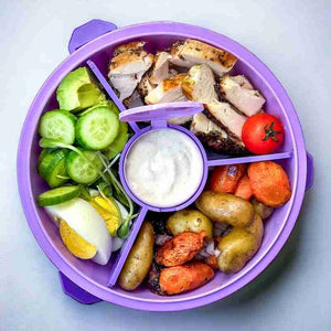 Yumbox Poke Bowl - Leakproof Divided Lunch Bowl