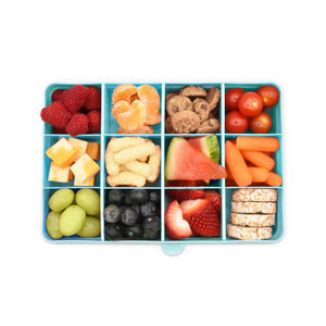 Melii Snackle Box, Divided Snack Container with 12 Compartments