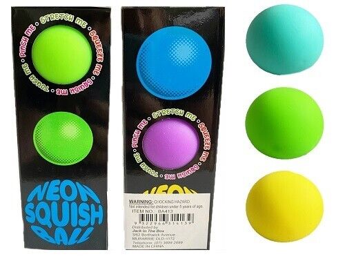 3 pack neon squish balls