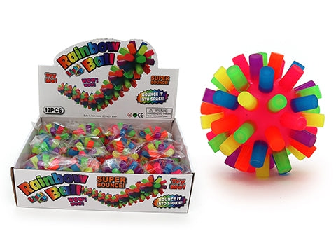 Flashing Rainbow Tubes Ball