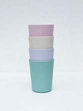 Load image into Gallery viewer, Childrens Dinnerware Cups 4 Colours 4 Pack.

