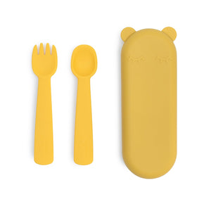 Feedie Fork And Spoon Silicone Set.