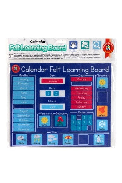 Calander Felt Learning Board.
