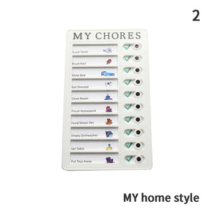 Chores Visual Chart.