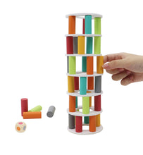 Load image into Gallery viewer, Wooden Pisa Tower Balancing Game
