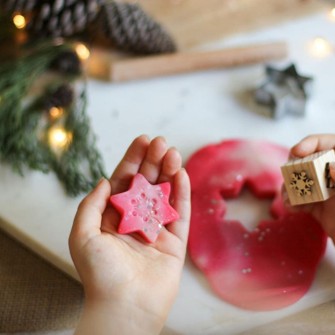 Candycane Playdough Set.