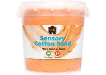 Sensory Cotton Sand 700g Tub.