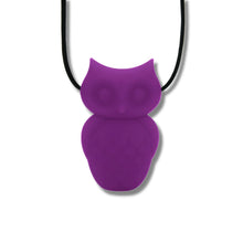 Load image into Gallery viewer, Jelly Stone Owl Pendant.
