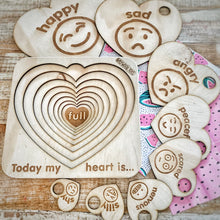 Load image into Gallery viewer, My Heart Is.. Wooden Emotion Puzzle.

