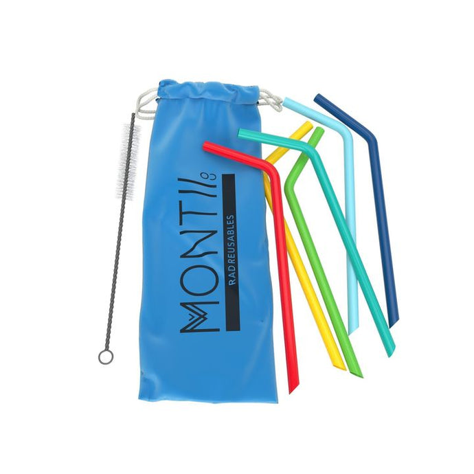 MontiiCo Silicone Staws