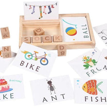 Load image into Gallery viewer, Wooden Educational And Language Development Cards.
