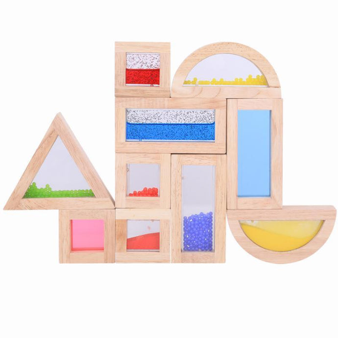 Wooden Sensory Blocks.